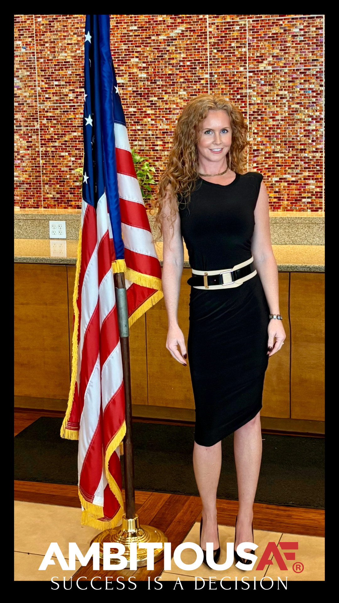 AAF Erin Marie American Patriot Shake Hands With The Beast In Your Head