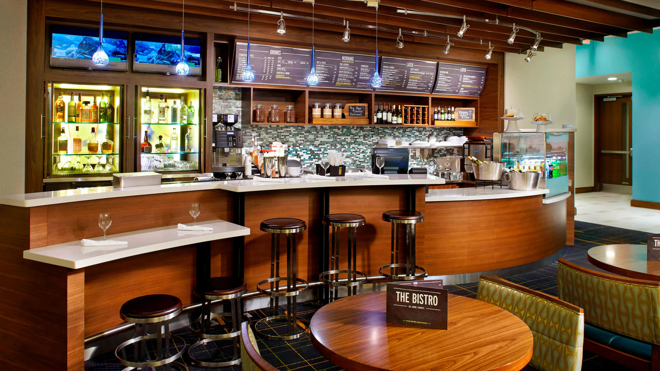 The Bistro restaurant inside Orlando World Center Marriott