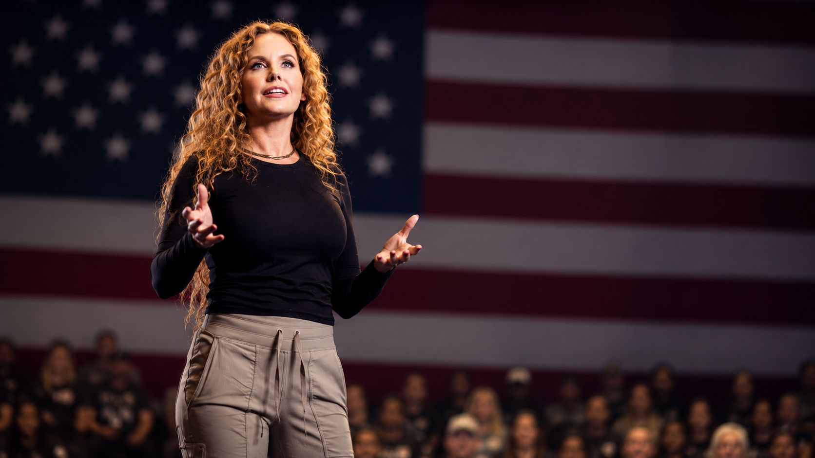 Erin Marie Whitehead speaking on stage